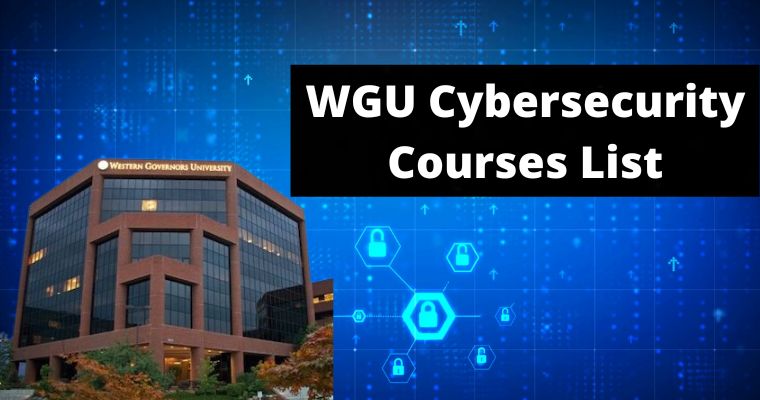 wgu cybersecurity courses list