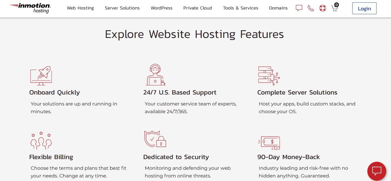 inmotion reliable web hosting