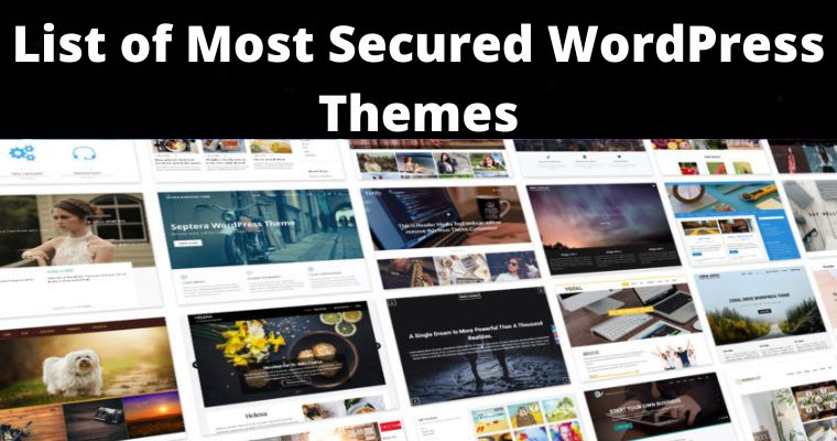 list of most secured wordPress themes