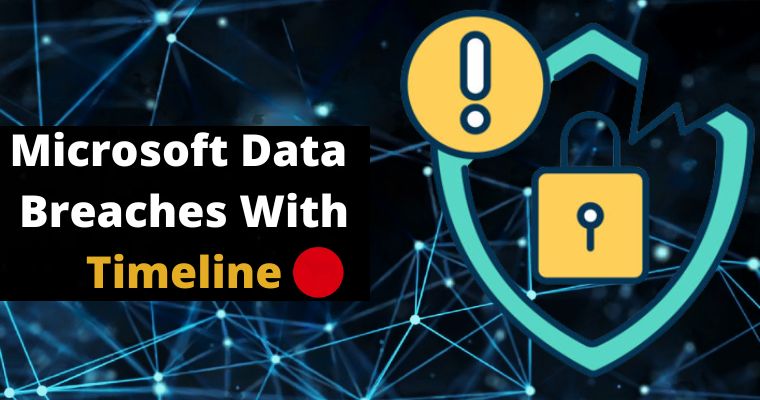 microsoft data breaches with timeline