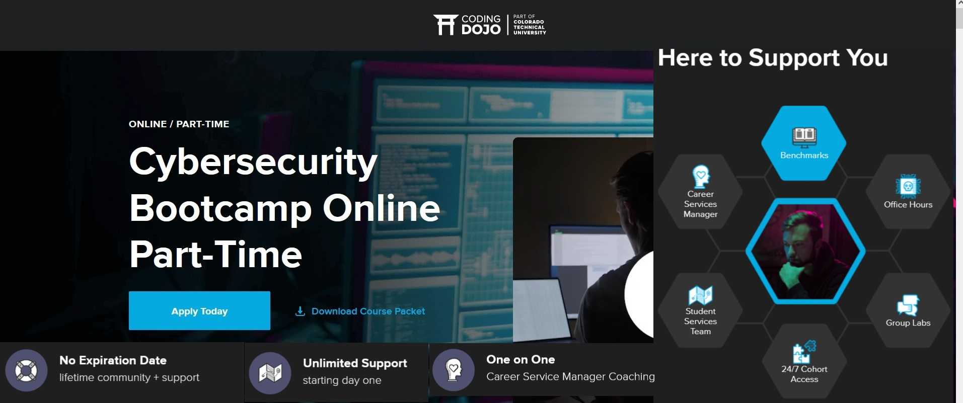 Coding Dojo Cybersecurity bootcamp