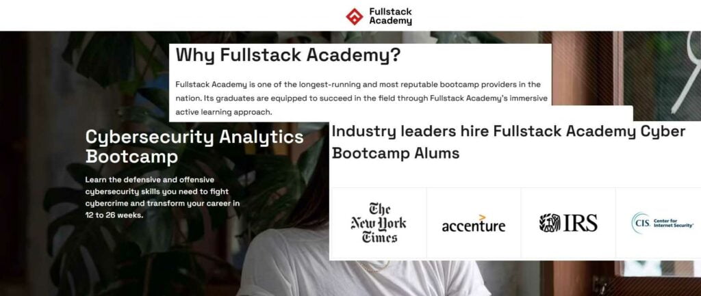 Fullstack Academy Cybersecurity Analytics Bootcamp